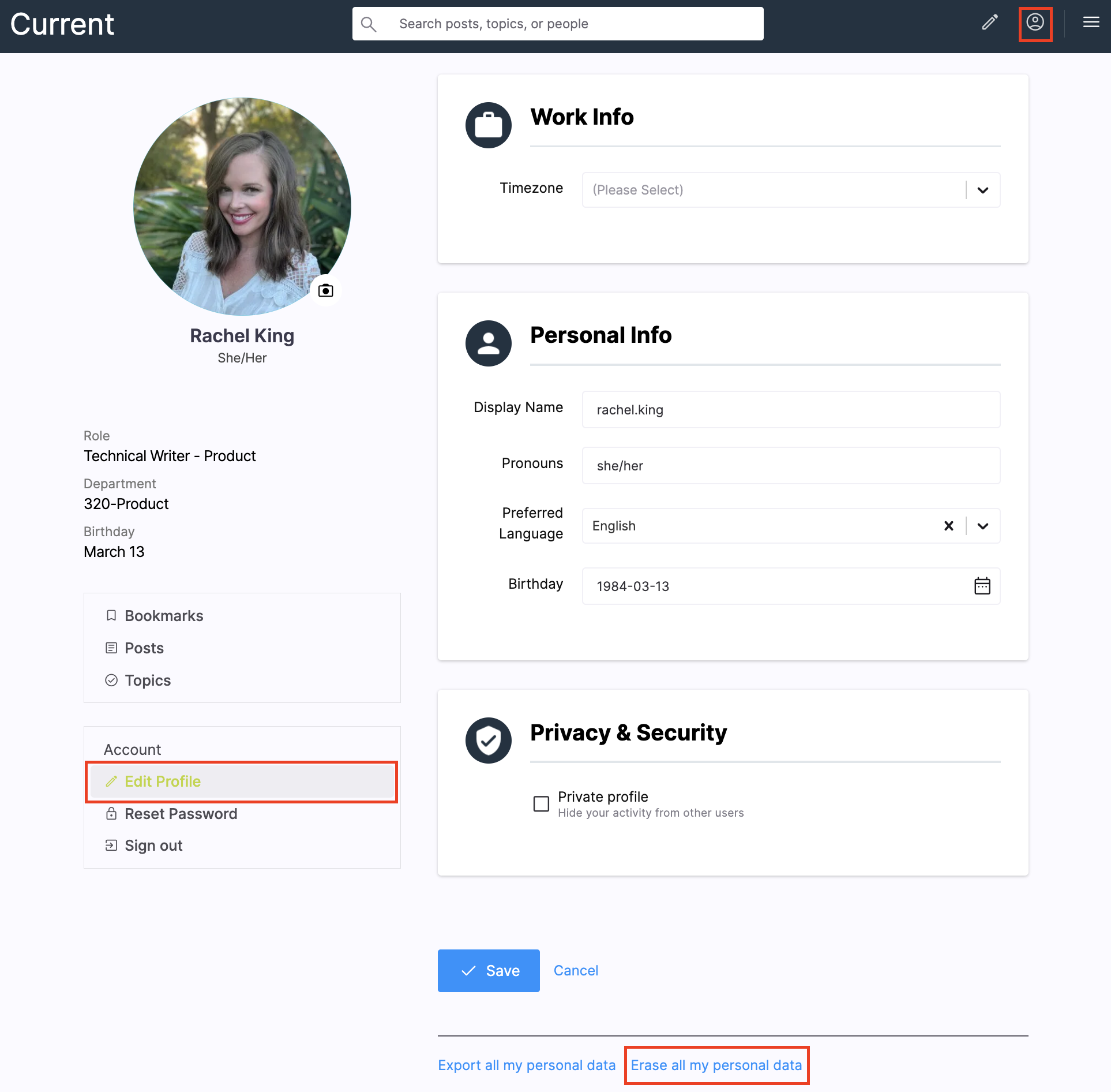 Erase All My Personal Data – Firstup